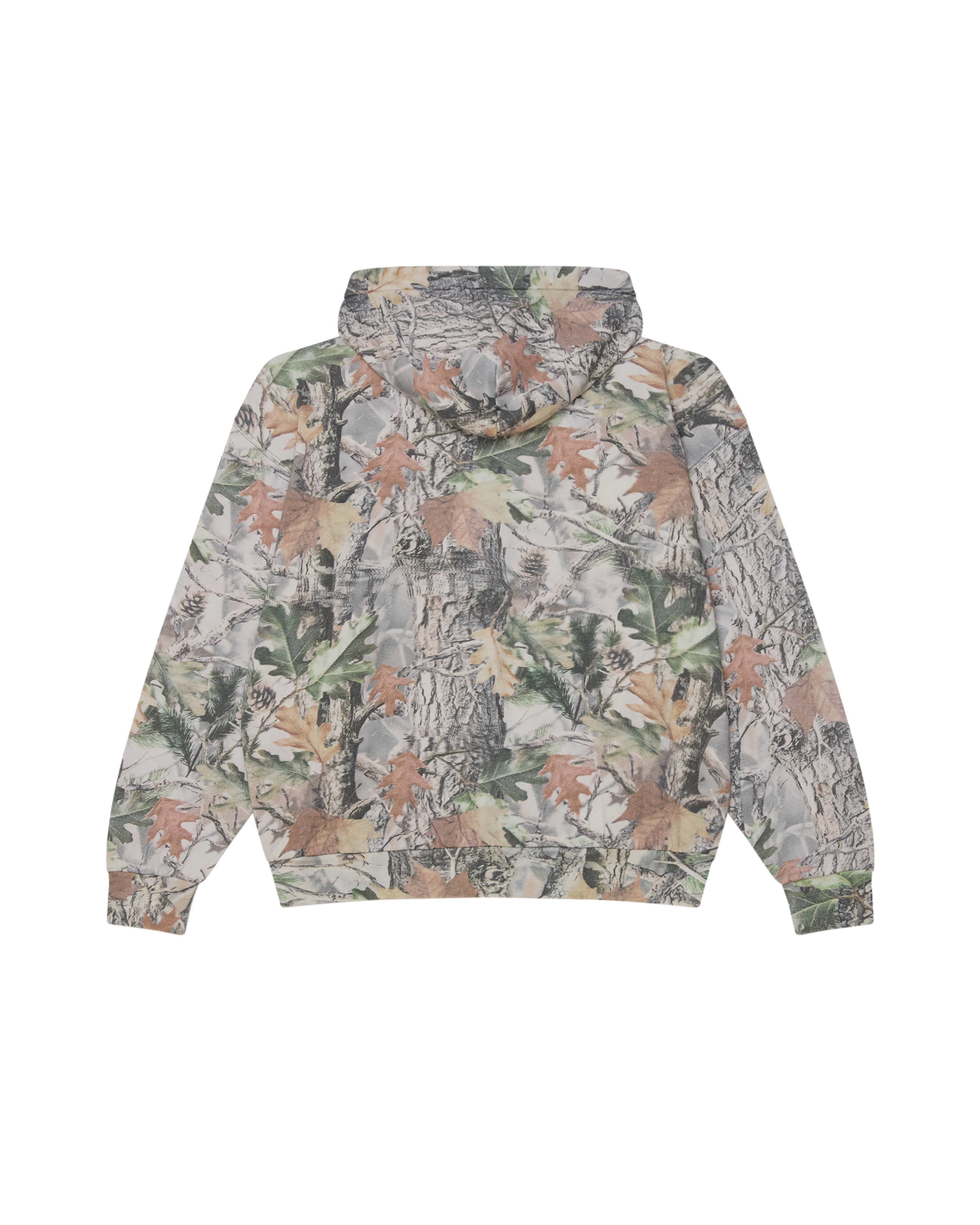 Obey Gothic Zip Hood Dusty Vintage Wood Camo Herren Hoodie beige